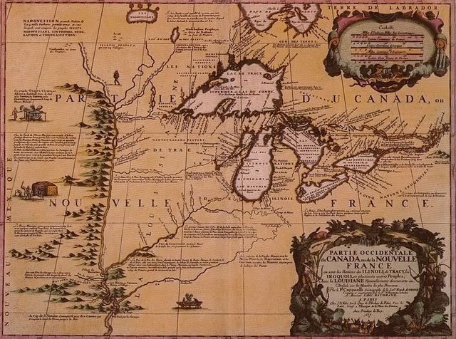 1638 Map of New France