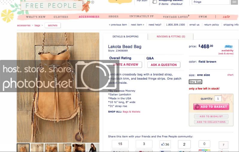 Free People Screenshot Lakota Bag