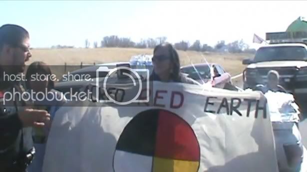Debra White Plume, Lakota Blockade