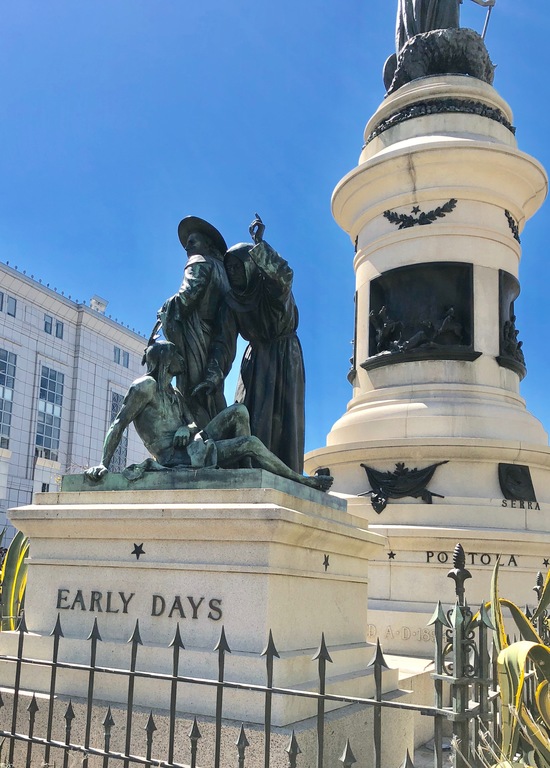 "Early Days" statue in San Francisco
