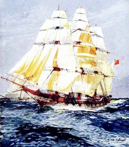 Swallow & “smashing Native American vessels”