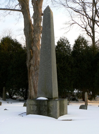 the monument for Mohegan leader Uncas