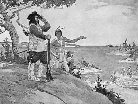 Indian nations and the Europeans 1615