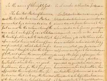 The Treaty of Guadalupe Hidalgo