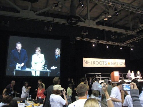 Al Gore, Nancy Pelosi and Gina Cooper