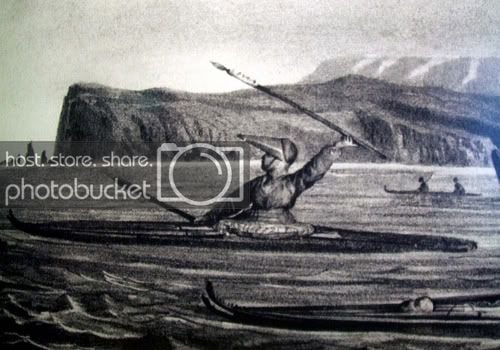 Illustration of an Alutiiq Hunter