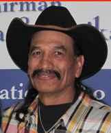 Photo of Arby Little Soldier, the Hidatsa Indian owner of the white buffalo yearling slain in Texas