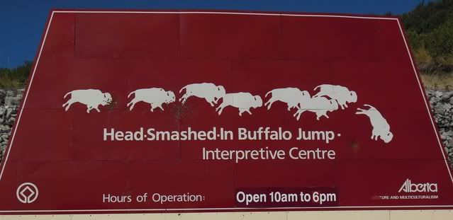 Head Smashed In Sign