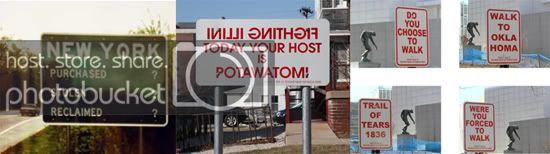 Edgar Heap of Birds, Road Signs