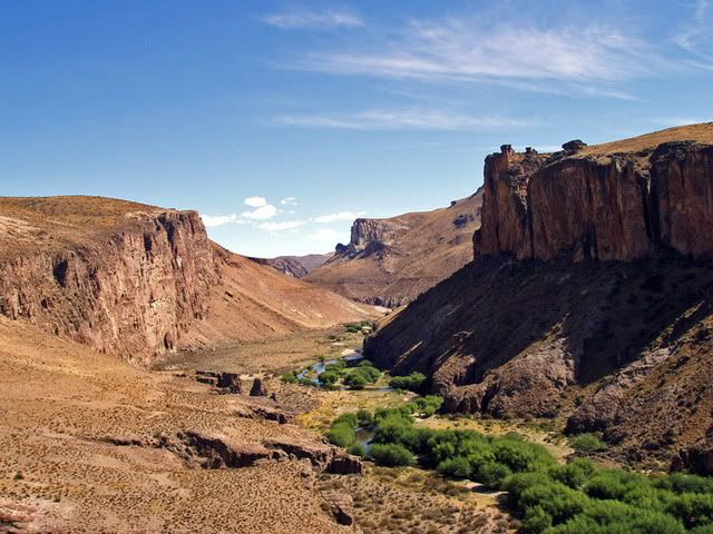 View from Cueva de las manos