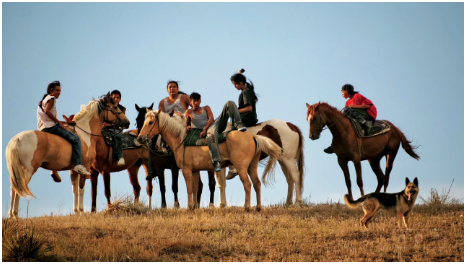 Susan Power, Standing Rock Sioux, in her early days in Chicago. An elder with clout these days.