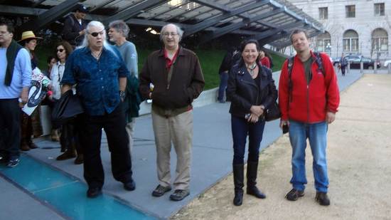 Native Nations march in San Francisco, California., March 10, 2017